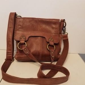 Crossbody leather bag